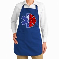Emt Firefighter Cute Gift Firefighter Two Sided Ems Gift Apron