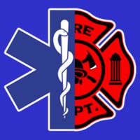 Emt Firefighter Cute Gift Firefighter Two Sided Ems Gift Apron