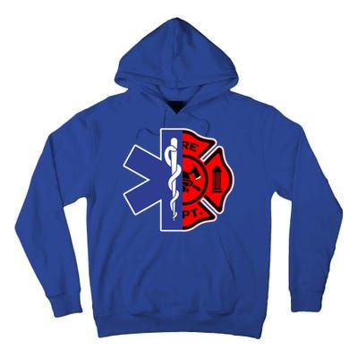 Emt Firefighter Cute Gift Firefighter Two Sided Ems Gift Tall Hoodie