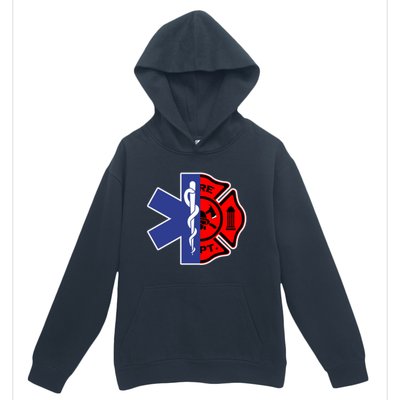 Emt Firefighter Cute Gift Firefighter Two Sided Ems Gift Urban Pullover Hoodie