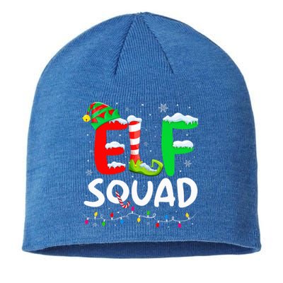 Elf Family Christmas Matching Pajamas Xmas Elf Squad  Sustainable Beanie