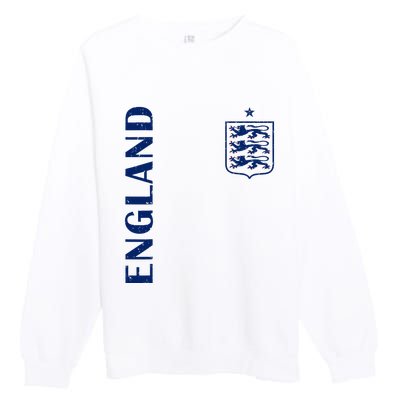 England Football Crest Premium Crewneck Sweatshirt