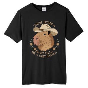 Embarrassing Funny Capybara Inappropriate Humor Tall Fusion ChromaSoft Performance T-Shirt