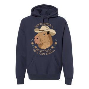 Embarrassing Funny Capybara Inappropriate Humor Premium Hoodie