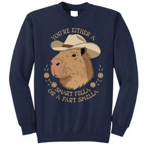 Embarrassing Funny Capybara Inappropriate Humor Tall Sweatshirt