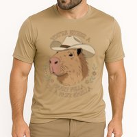 Embarrassing Funny Capybara Inappropriate Humor Cooling Performance Crew T-Shirt