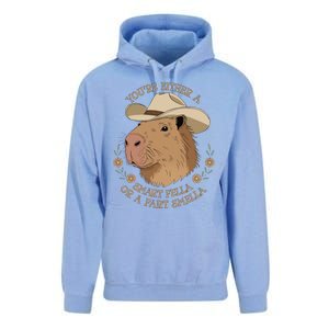 Embarrassing Funny Capybara Inappropriate Humor Unisex Surf Hoodie