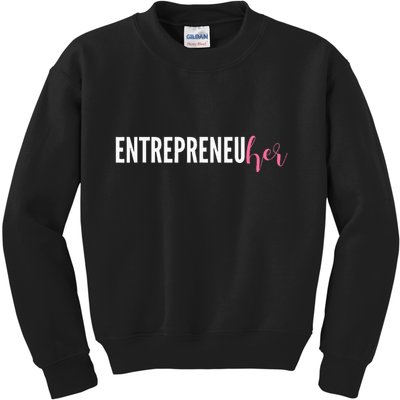 Entrepreneur Female Ceo Girl Creator Maker Kids Sweatshirt