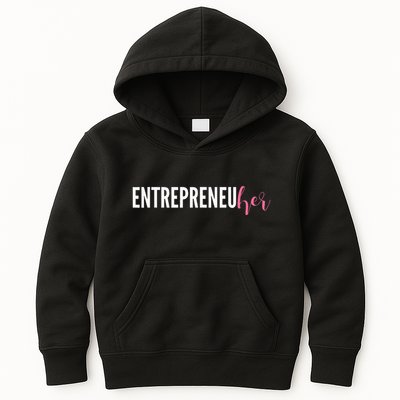 Entrepreneur Female Ceo Girl Creator Maker Kids Hoodie