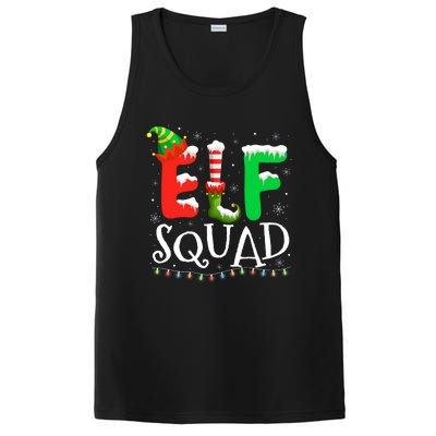 Elf Family Christmas Matching Pajamas Xmas Elf Squad PosiCharge Competitor Tank