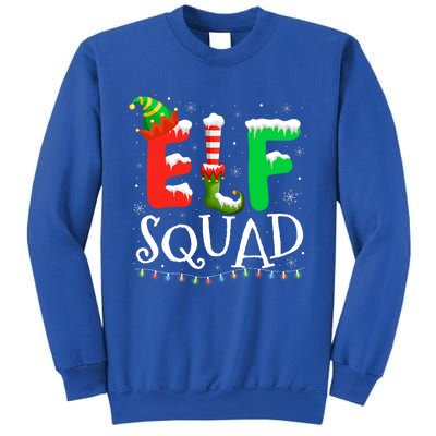 Elf Family Christmas Matching Pajamas Xmas Elf Squad Sweatshirt