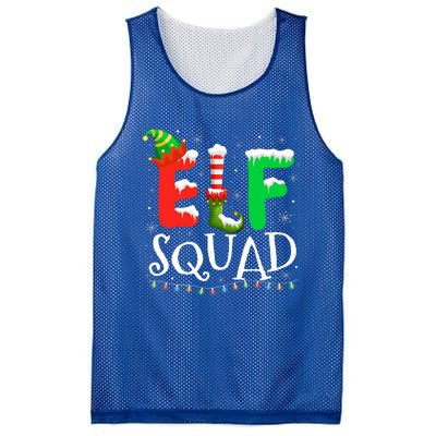 Elf Family Christmas Matching Pajamas Xmas Elf Squad Mesh Reversible Basketball Jersey Tank