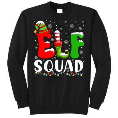 Elf Family Christmas Matching Pajamas Xmas Elf Squad Sweatshirt