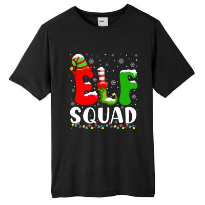 Elf Family Christmas Matching Pajamas Xmas Elf Squad Tall Fusion ChromaSoft Performance T-Shirt