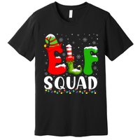 Elf Family Christmas Matching Pajamas Xmas Elf Squad Premium T-Shirt