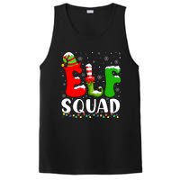 Elf Family Christmas Matching Pajamas Xmas Elf Squad PosiCharge Competitor Tank