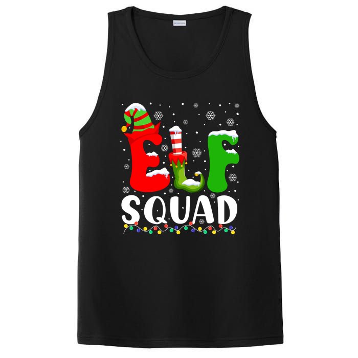 Elf Family Christmas Matching Pajamas Xmas Elf Squad PosiCharge Competitor Tank