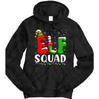 Elf Family Christmas Matching Pajamas Xmas Elf Squad Tie Dye Hoodie