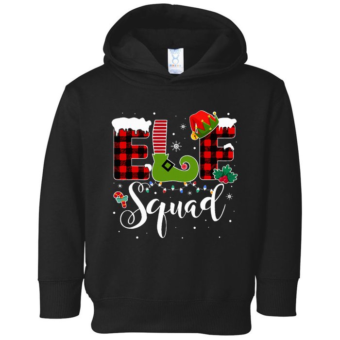 Elf Family Christmas Matching Pajamas XMas Elf Squad  Toddler Hoodie