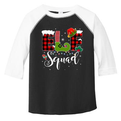 Elf Family Christmas Matching Pajamas XMas Elf Squad  Toddler Fine Jersey T-Shirt