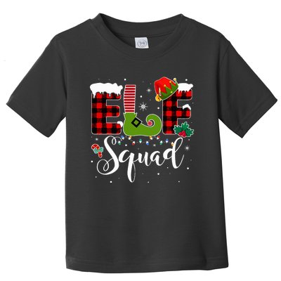 Elf Family Christmas Matching Pajamas XMas Elf Squad  Toddler T-Shirt