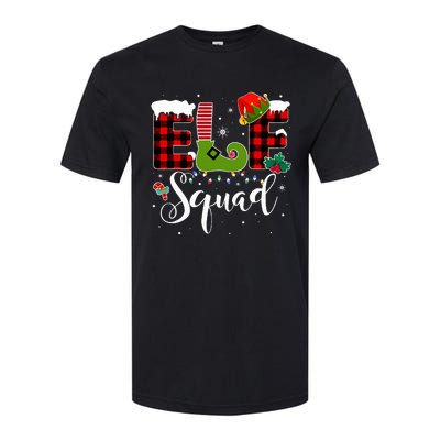 Elf Family Christmas Matching Pajamas XMas Elf Squad  Softstyle® CVC T-Shirt