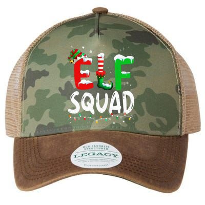 Elf Family Christmas Matching Pajamas Xmas Elf Squad  Legacy Tie Dye Trucker Hat