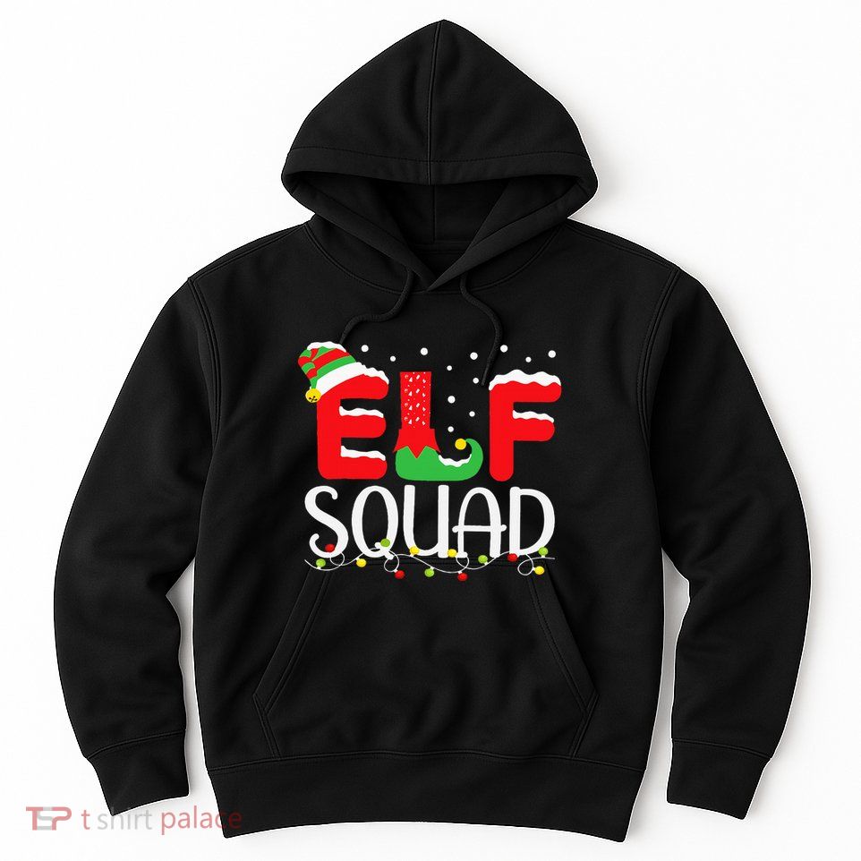 Elf Family Christmas Matching Pajamas Xmas Elf Squad Hoodie