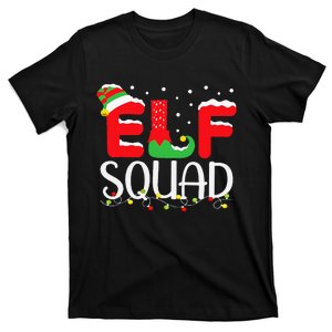 Elf Family Christmas Matching Pajamas Xmas Elf Squad T-Shirt