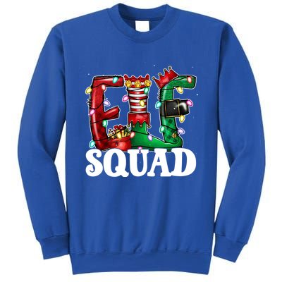 Elf Family Christmas Matching Pajamas Xmas Funny Elf Squad Meaningful Gift Sweatshirt