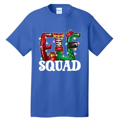 Elf Family Christmas Matching Pajamas Xmas Funny Elf Squad Meaningful Gift Tall T-Shirt