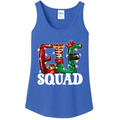 Elf Family Christmas Matching Pajamas Xmas Funny Elf Squad Meaningful Gift Ladies Essential Tank