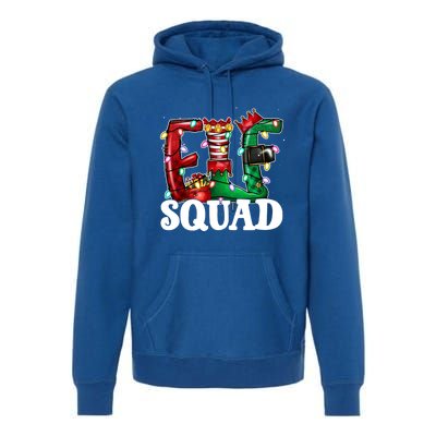 Elf Family Christmas Matching Pajamas Xmas Funny Elf Squad Meaningful Gift Premium Hoodie