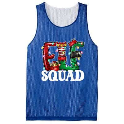 Elf Family Christmas Matching Pajamas Xmas Funny Elf Squad Meaningful Gift Mesh Reversible Basketball Jersey Tank