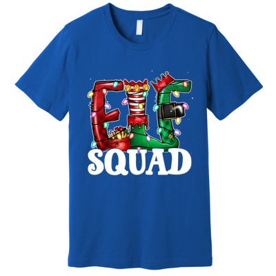 Elf Family Christmas Matching Pajamas Xmas Funny Elf Squad Meaningful Gift Premium T-Shirt