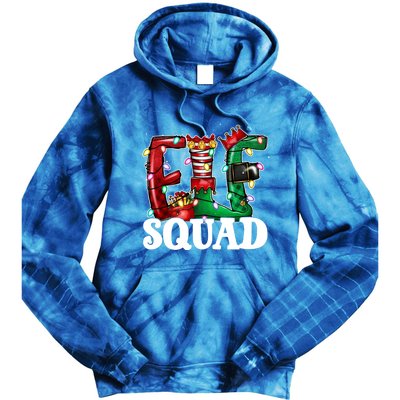 Elf Family Christmas Matching Pajamas Xmas Funny Elf Squad Meaningful Gift Tie Dye Hoodie