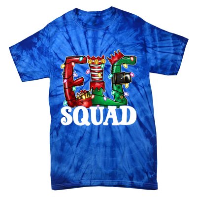 Elf Family Christmas Matching Pajamas Xmas Funny Elf Squad Meaningful Gift Tie-Dye T-Shirt