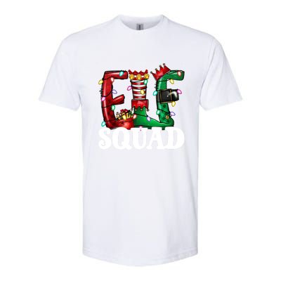 Elf Family Christmas Matching Pajamas Xmas Funny Elf Squad Meaningful Gift Softstyle CVC T-Shirt