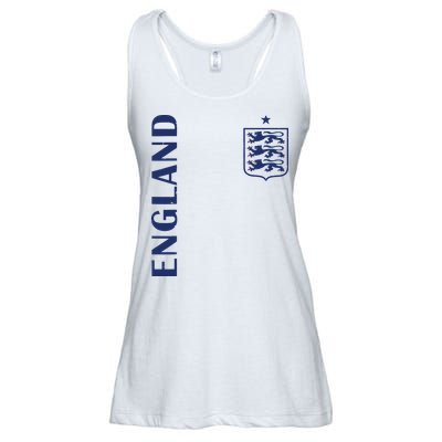 England Football Crest Ladies Essential Flowy Tank