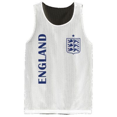 England Football Crest Mesh Reversible Basketball Jersey Tank