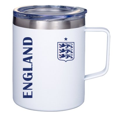 England Football Crest 12oz Stainless Steel Coffee Mug
