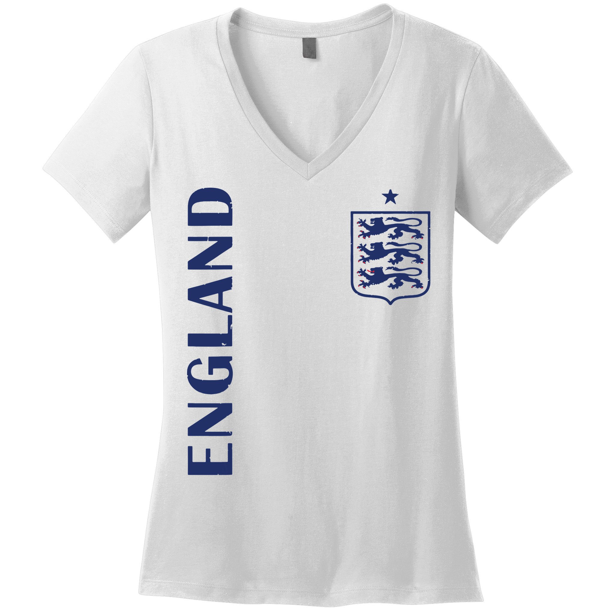 England Football Crest Women's V-Neck T-Shirt