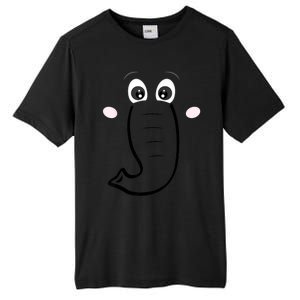 Elephant Face Cartoon Style Easy Halloween Costume Tall Fusion ChromaSoft Performance T-Shirt