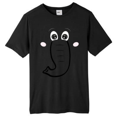 Elephant Face Cartoon Style Easy Halloween Costume Tall Fusion ChromaSoft Performance T-Shirt