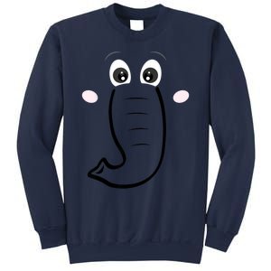 Elephant Face Cartoon Style Easy Halloween Costume Sweatshirt