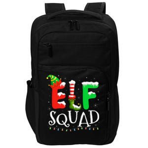 Elf Family Christmas Matching Pajamas Xmas Elf Squad Impact Tech Backpack