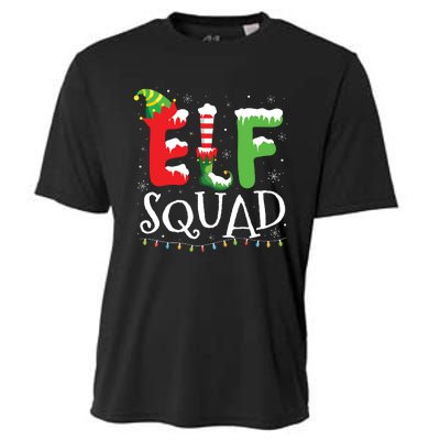 Elf Family Christmas Matching Pajamas Xmas Elf Squad Cooling Performance Crew T-Shirt