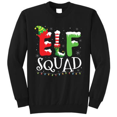 Elf Family Christmas Matching Pajamas Xmas Elf Squad Sweatshirt