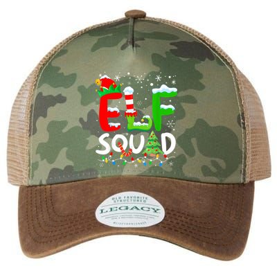 Elf Family Christmas Matching Pajamas Xmas Elf Squad Legacy Tie Dye Trucker Hat