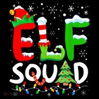 Elf Family Christmas Matching Pajamas Xmas Elf Squad Womens T-Shirt